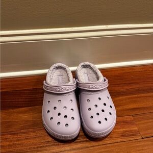 CROCS Lavender Lined Clogs